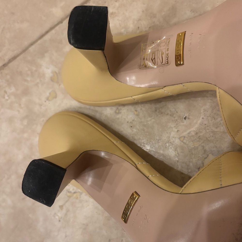 Gucci GG Marmont Matelasse Heels - Picture 8 of 8